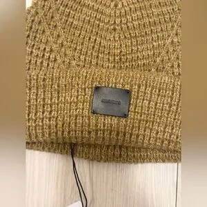 All Saints Beanie & Gloves Misty Rose Pink Angled Stitch Marled Wool Blend Gifts All Saints Gloves | eBay main image 3